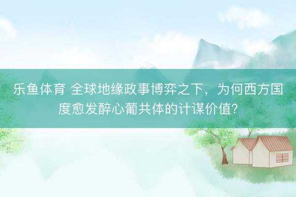 乐鱼体育 全球地缘政事博弈之下，为何西方国度愈发醉心葡共体的计谋价值？