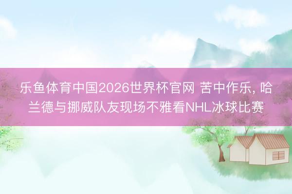 乐鱼体育中国2026世界杯官网 苦中作乐, 哈兰德与挪威队友现场不雅看NHL冰球比赛
